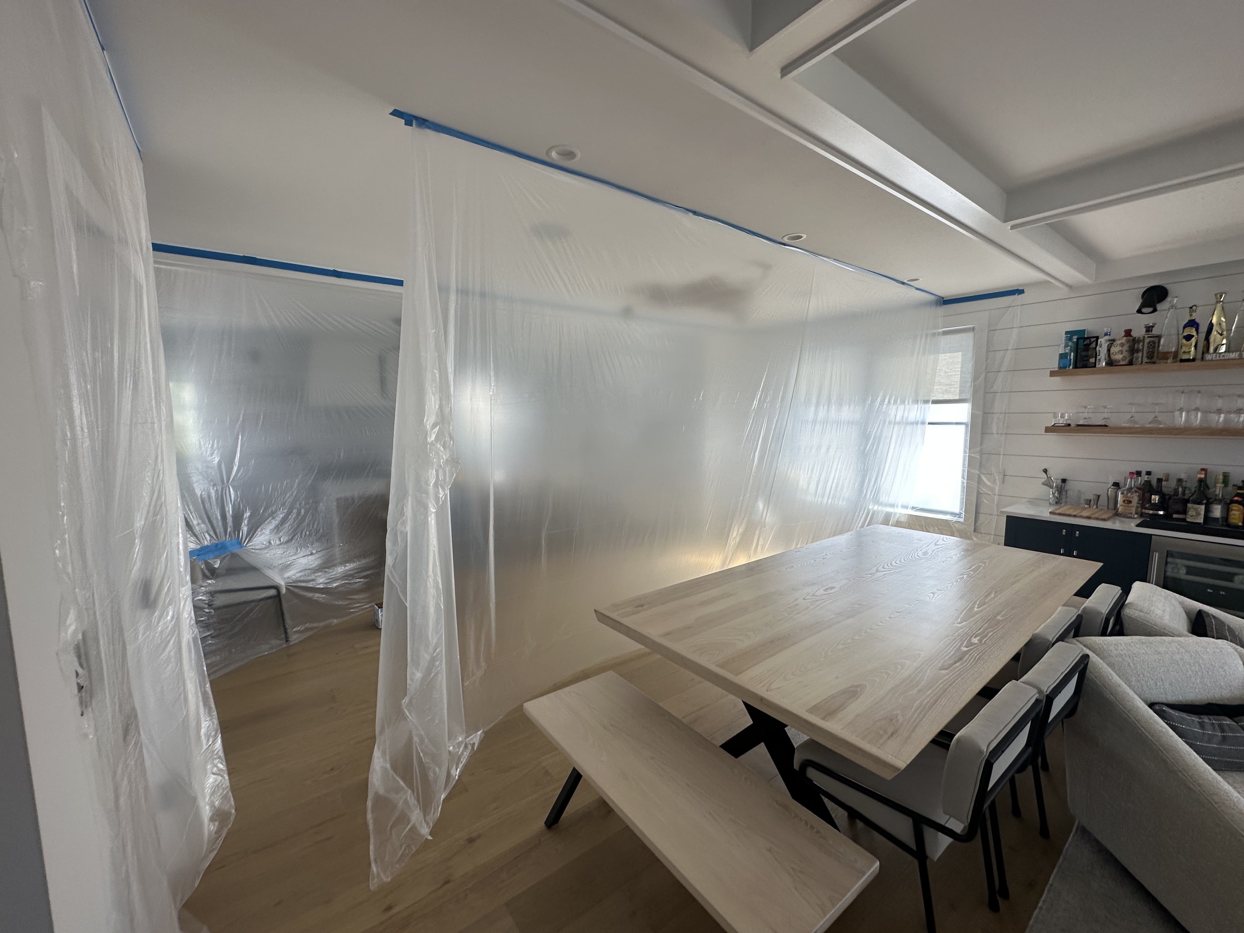 Ceiling patch work